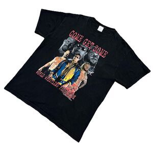 WWF Vintage Original Come Get Some Stone Cold The Rock Chris Jerihco T Shirt L